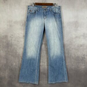 Paris Blues Juniors Flare Bootcut‎ Jeans 9 Y2K 2000s Retro Low Rise Festival Pop